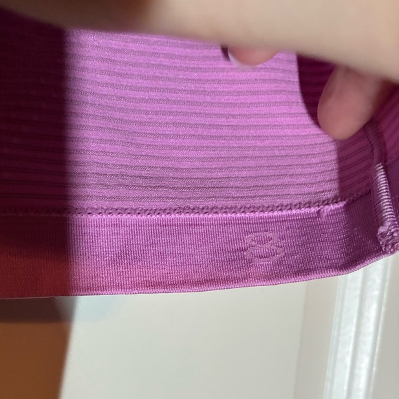 Lululemon Swiftly Tech Cropped Short-Sleeve Shirt 2.0 in Dahlia Mauve Size 8 - Picture 6 of 6